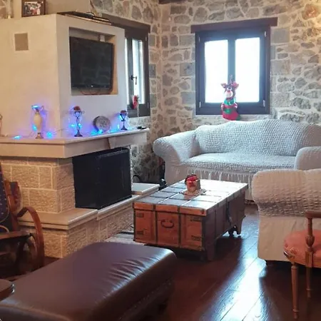 Vargiani Stone Retreat With Fireplace & View